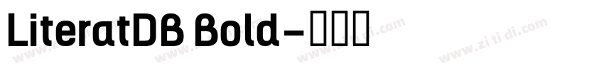 LiteratDB Bold字体转换